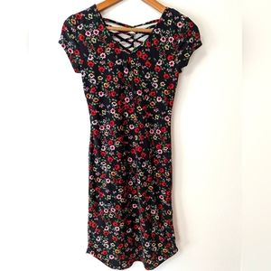 No boundaries bodycon floral dress